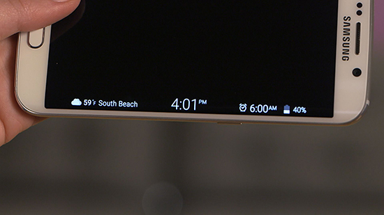 Thông báo trên màn hình cong của smartphone là gì?